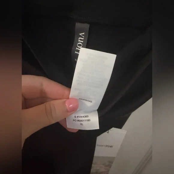 NWT Vuori Halo Slim Flare Black Heather Flare Leggings Size XL - Picture 11 of 13